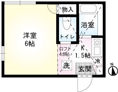 シエル馬堀海岸 間取り図