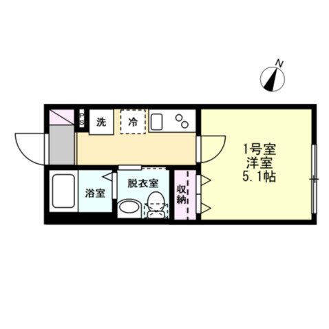 ベイルームY12 間取り図