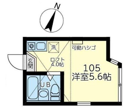 ユナイト・上町・ランドシュタイナー 間取り図