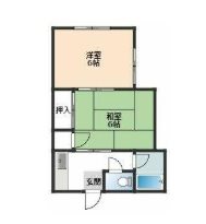 コーポイシカワ 204号室 間取り