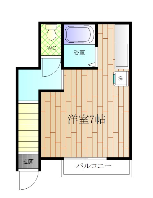 上町3丁目AP 201号室 間取り