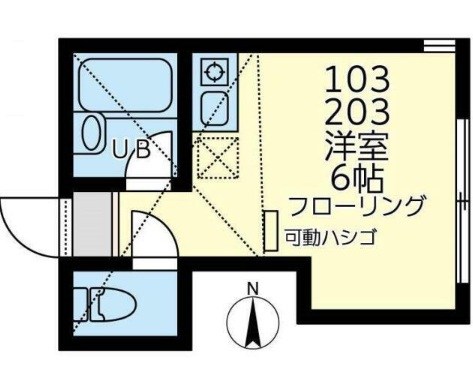 ユナイト富士見Bell Epoch 間取り図