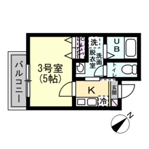 Searex横須賀中央 203号室 間取り