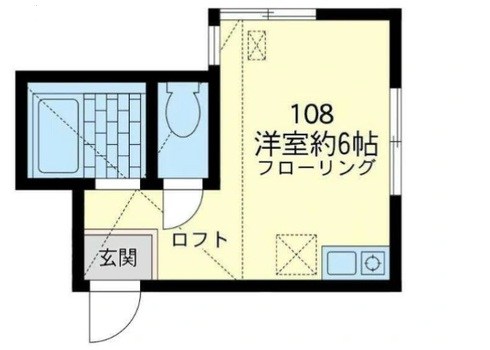ユナイト・横須賀中央・グラナダの杜 108号室 間取り