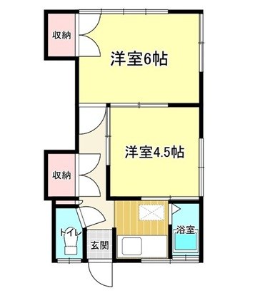 井上アパート 間取り図