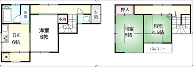 FUTABAKODATE二葉戸建 間取り図