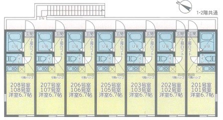 ユナイト上町マザーウェル 間取り図