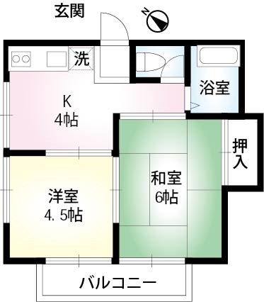 コーポ　サカエ 201号室 間取り