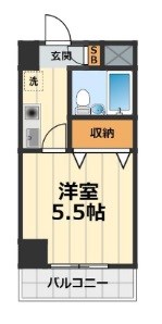 クリオ横須賀中央壱番館 間取り図