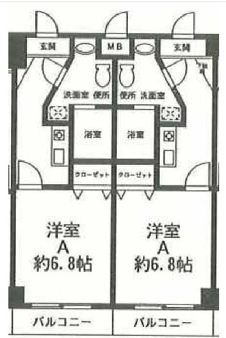 Ｓ－ＦＯＲＴ横須賀海岸通り 411号室 間取り