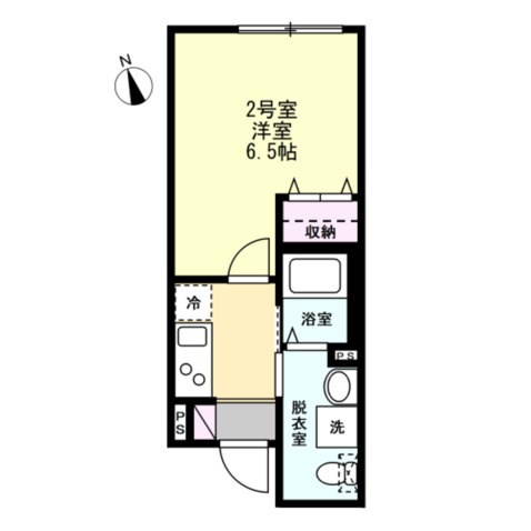 浜風と憩いのラテ 202号室 間取り