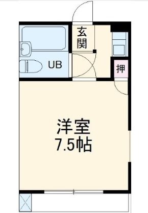 デュークガーデン浦賀 203号室 間取り