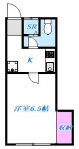 UKHOUSE 104号室 間取り