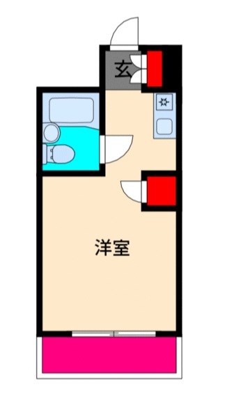 トップ衣笠第5 401号室 間取り