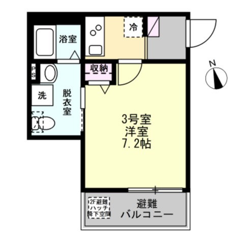 ベイルーム横須賀フローレンス 間取り図