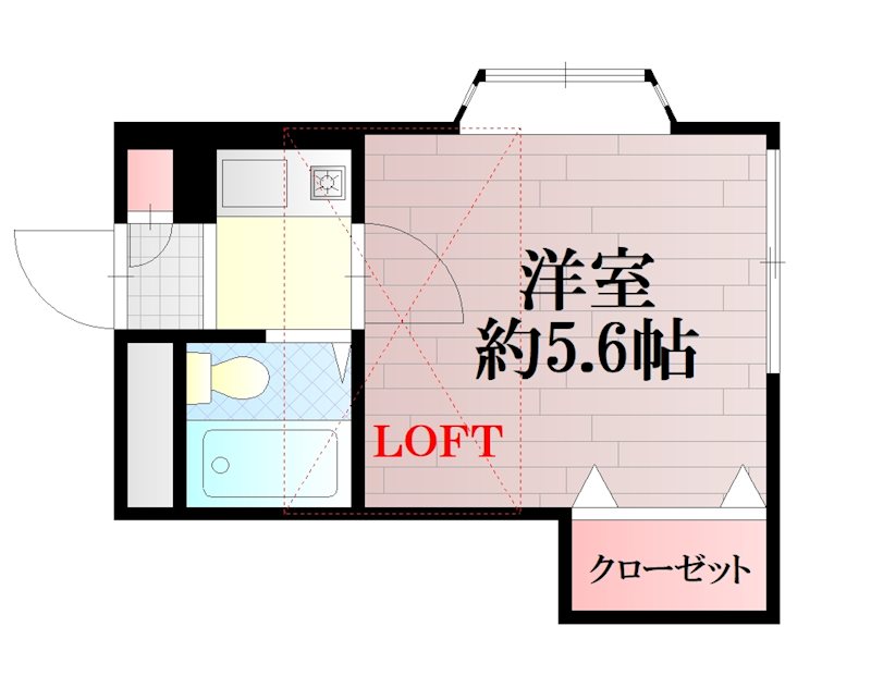 ライカ・ハウス・北久里浜 101号室 間取り
