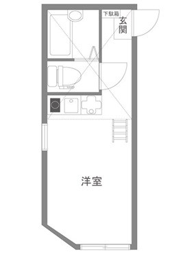 ユナイト横須賀グレゴリーの杜 205号室 間取り