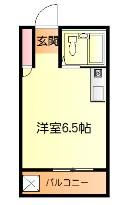 清水マンション 間取り図