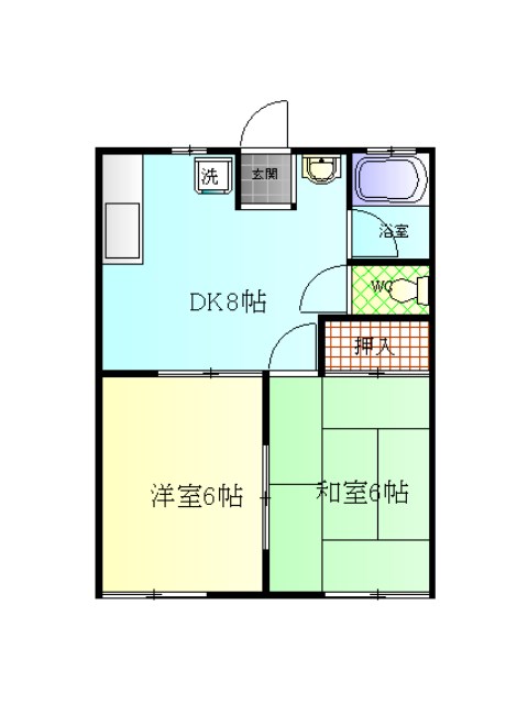 メゾンリラ 201号室 間取り