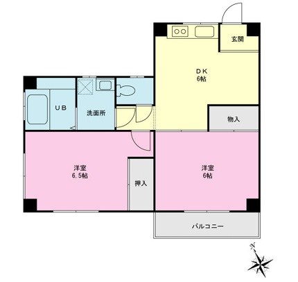 サンフォレスト 305号室 間取り