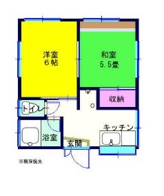三春町1丁目貸家 間取り