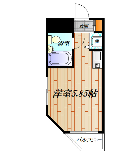 横須賀中央ダイカンプラザＣＩＴＹ　Ⅱ 401号室 間取り