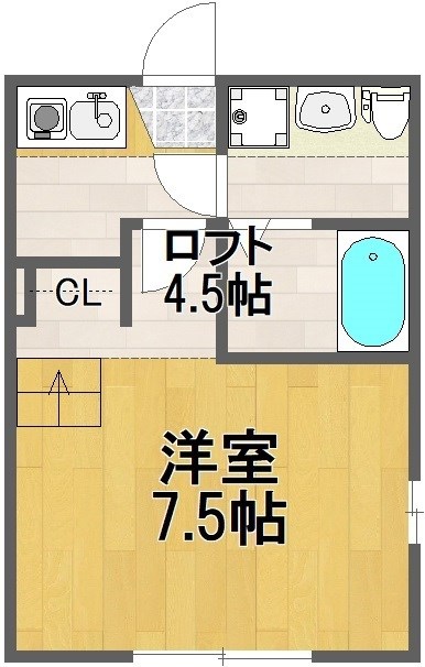 パティオ湘南田浦Ｂ棟 間取り図