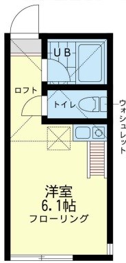 ユナイト・衣笠・パトリシアの瞳 102号室 間取り