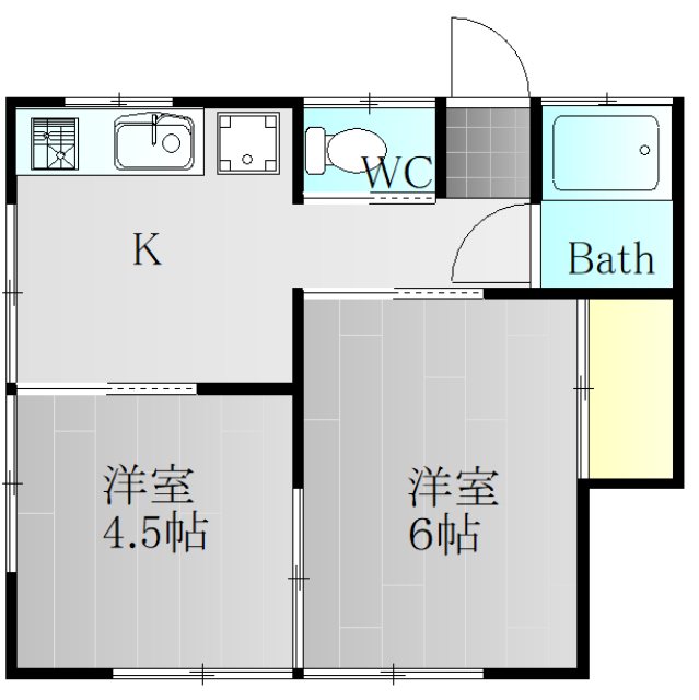LILA 202号室 間取り