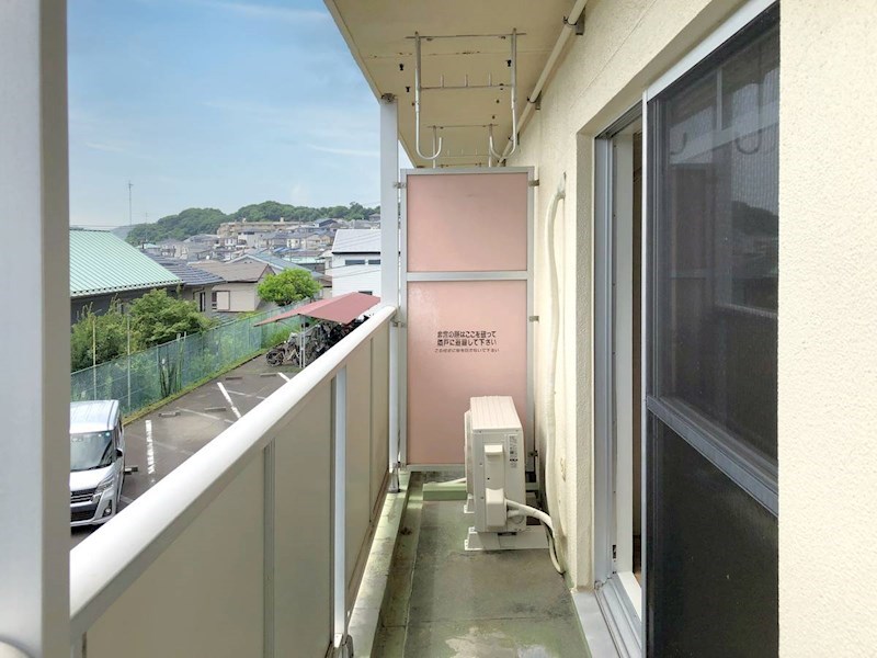 ビレッジハウス公郷1号棟 ベランダ