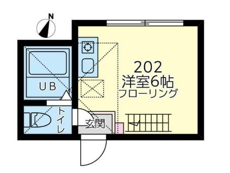 ユナイト・ステージ・モーリスの杜 203号室 間取り