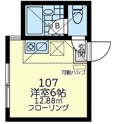 ユナイト・汐入ウィリアム・ウォーカー 206号室 間取り