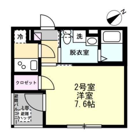 ベイルーム横須賀逸見 間取り図