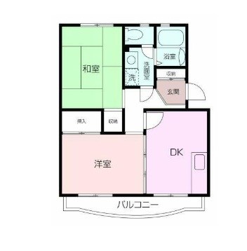 マモール北久里浜A棟 間取り図
