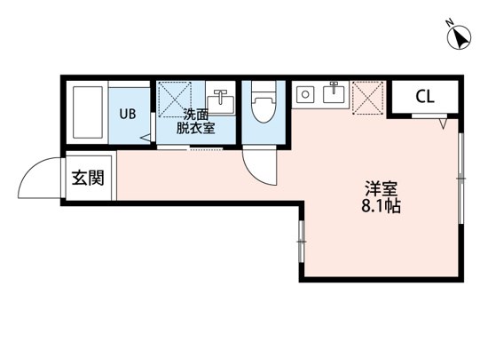 Ｍａｉｓｏｎ　ｄｅ　ＣＬＡＩＲ(メゾンドクレール) 204号室 間取り