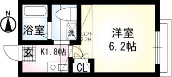 アンビシャス三春 103号室 間取り