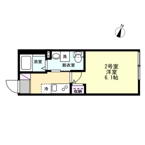 ベイルームY12 202号室 間取り