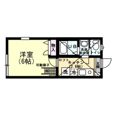 レイディアンス安浦 203号室 間取り