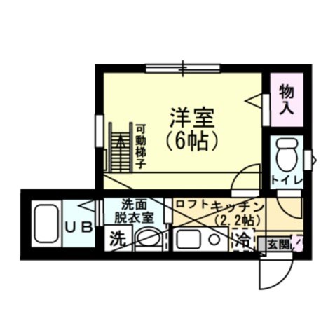 レイディアンス安浦 204号室 間取り