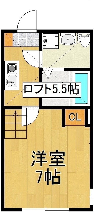 パティオ湘南田浦A  間取り図