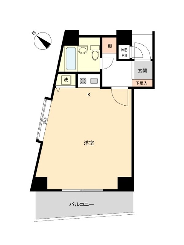 ライオンズマンション横須賀中央第3 間取り図