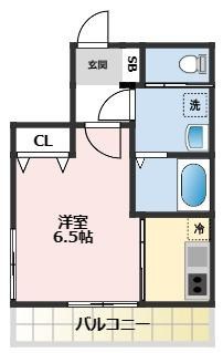 リアル北久里浜パークテラスⅠ 301号室 間取り