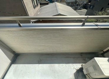 ラフィール汐入 ベランダ