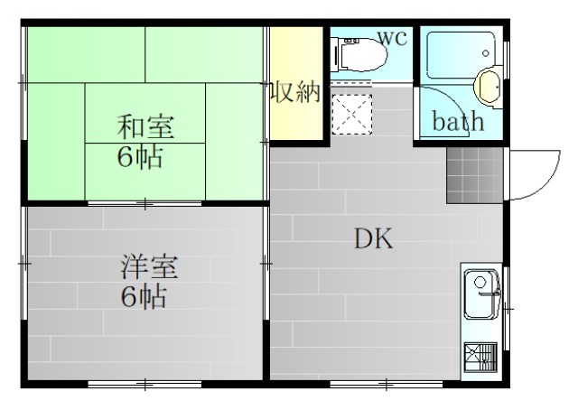 aizawa heights 102号室 間取り