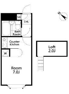 ベルピア安浦第３ 104号室 間取り
