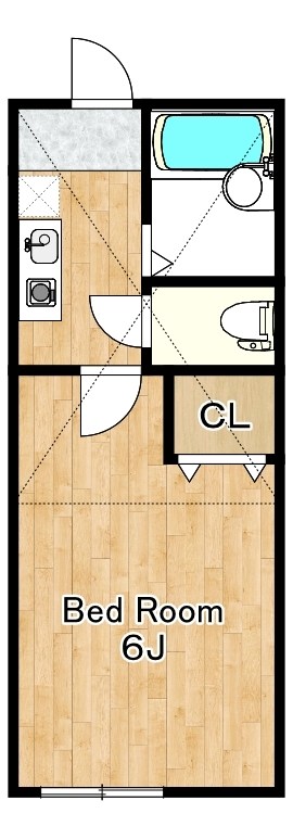 ミラベル三春町 102号室 間取り
