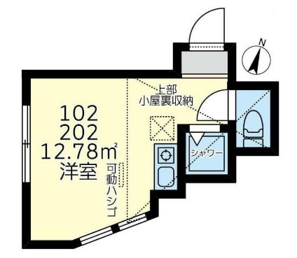 ユナイト安針塚クローネンブルグ 102号室 間取り