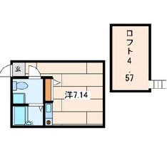 プリマ七番館 204号室 間取り