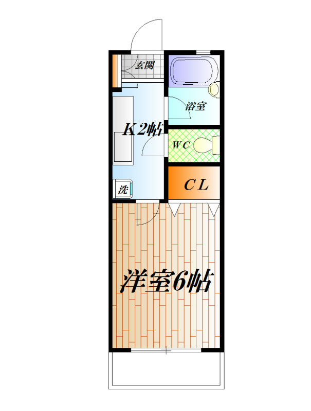 ハイツグリーンピア 間取り図