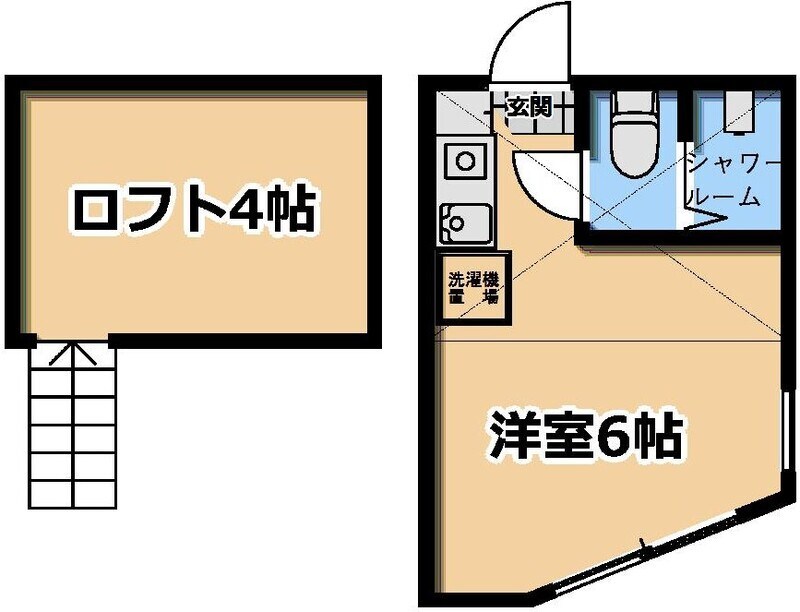 ユナイト田浦　クリスカーティス 間取り図